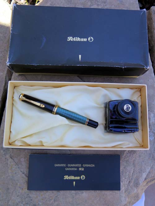 PELIKAN M1000 WITH LEFT FOOT OBLIQUE FLEXIBLE MEDIUM TWO TONE 18K NIB